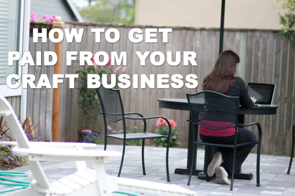 how to get paid from your craft business
